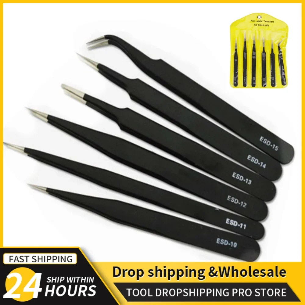 6 pz Pinzette di Precisione Se - Electronics Repair Tools recensione e prezzo